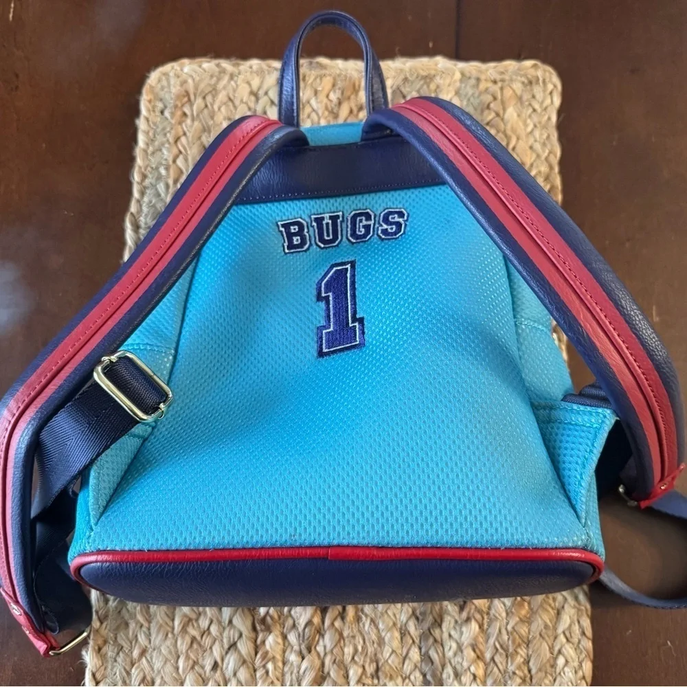 47. Loungefly Space Jam Tune Squad Bugs Womens Double Strap Shoulder Bag